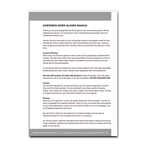 Gloves User Manual